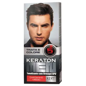 Tonalizante Keraton Men kert - Castanho Médio