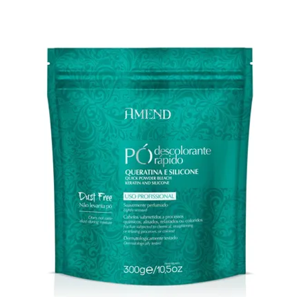 Pó Descolorante Queratina e Silicone Amend 300g
