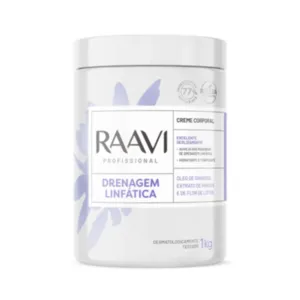 Creme Corporal Drenagem Linfática Raavi 1kg