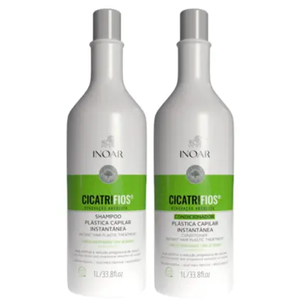 Kit Plástica Capilar Sh+Cond Cicatrifios Inoar 1L
