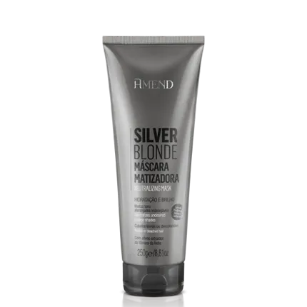 Máscara Matizadora Silver Blonde Amend 250g