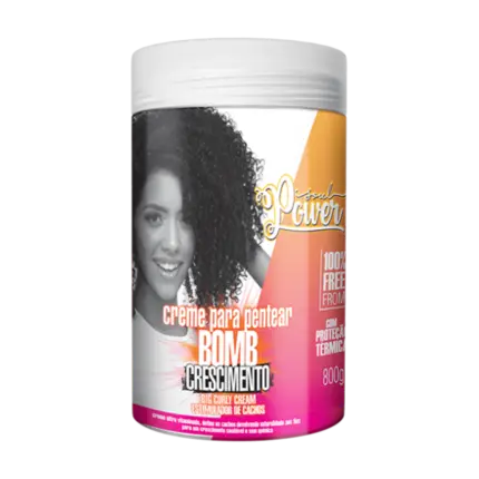 Creme de Pentear Bomb Crescimento Big Curly Soul Power 800g