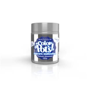 Máscara Matizadora Platinado Acinzentado Color Pot's Beautycolor 240g