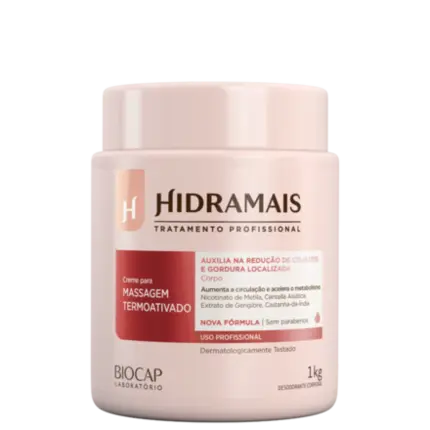Creme Para Massagem Termoativo Hidramais 1kg
