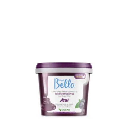 Cera Hidrossolúvel Açaí Depill Bella 300g