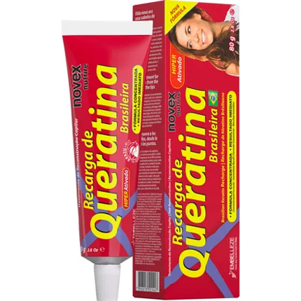 Recarga de Queratina Brasileira Novex 80G