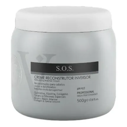 Creme Reconstrutor Inversor S.O.S Varcare Concept Vip Line Collection 500g