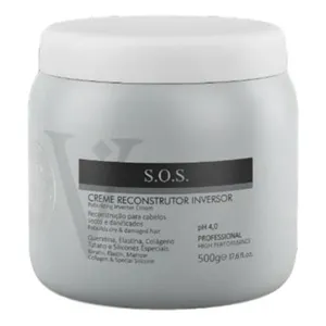 Creme Reconstrutor Inversor S.O.S Varcare Concept Vip Line Collection 500g