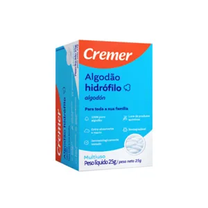 Algodão Cremer Hidrófilo Rolo 25g