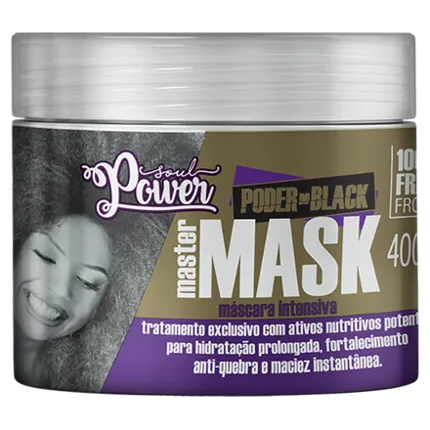 Máscara Intensiva Poder do Black Master Mask 400g - Soul Power