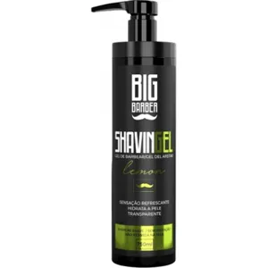 Shaving Gel De Barbear Big Barber 750ml Lemon Profissional
