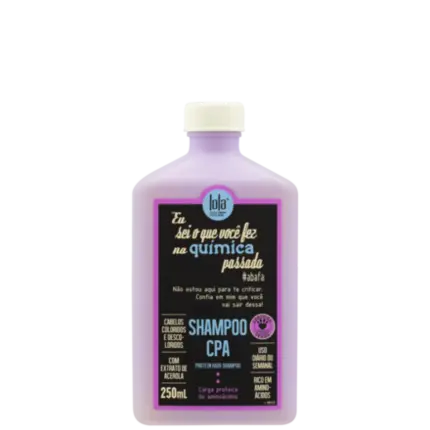 Shampoo CPA Eu Sei O Que Você Fez na Química Passada Lola 250ml
