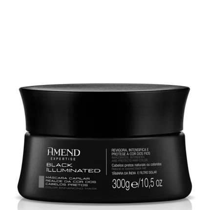 Máscara Realce da Cor Black Illuminated Amend Expertise 300g