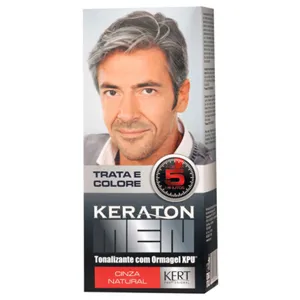 Tonalizante Keraton Men kert - Cinza Natural