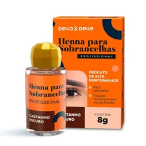 Henna Della & Delle Castanho Escuro 8g