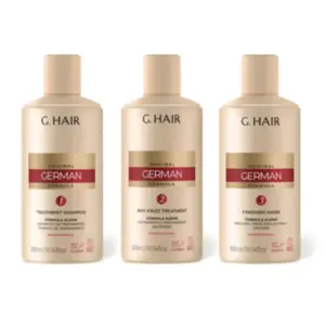 Tratamento Antifrizz Fórmula Alemã German G.Hair 3x300ml