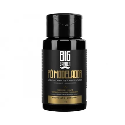 Pomada Modeladora Em Pó Big Barber 15g Profissional