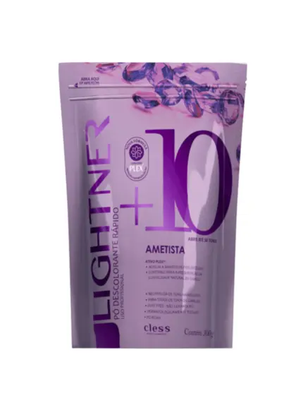 Pó Descolorante Ametista 10 Tons Lightner Cless 300g