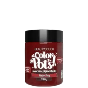Máscara Pigmentante Ruivo Foxy Color Pot's Beautycolor 240g