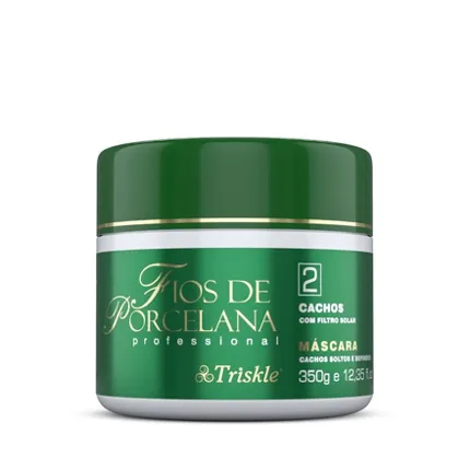 Máscara Cachos Fios de Porcelana Triskle 350g