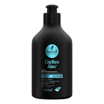 Leave In Memorizador Cachos Sim Haskell 300ml
