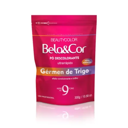 Pó Descolorante Gérmen de Trigo Bela&Cor 300g