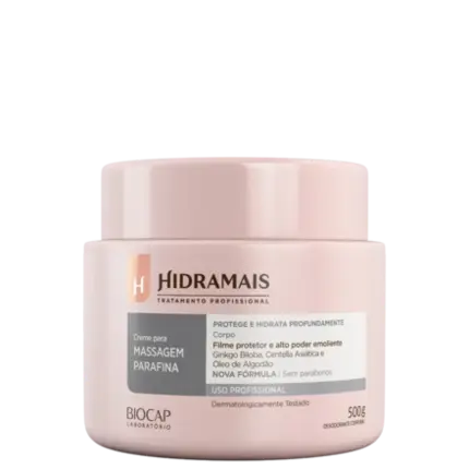 Creme de Massagem Parafina Hidramais 500g
