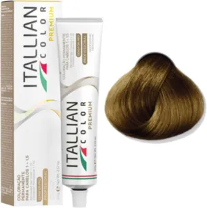 Coloração Permanente Itallian Color Premium 7.0 Loiro