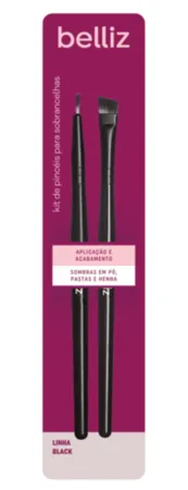 Kit Pincéis Para Sobrancelha Belliz
