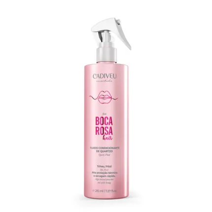 Fluído Condicionante de Quartzo Boca Rosa Cadiveu 215ml