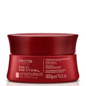 Máscara Realce da Cor Vermelha Red Revival Amend Expertise 300g