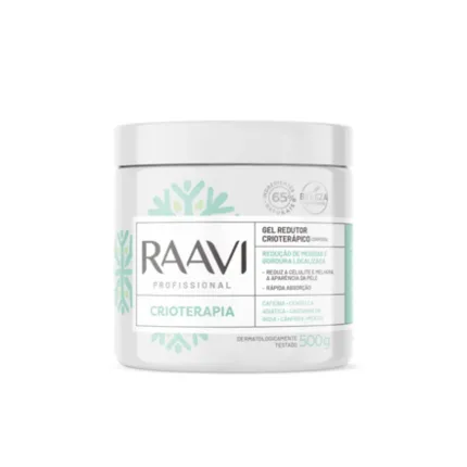 Gel Redutor Crioterápico Corporal Raavi 500g