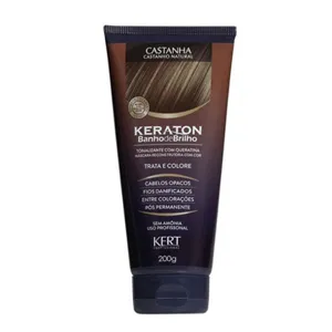 Tonalizante Keraton Banho de Brilho kert - Castanha 200g