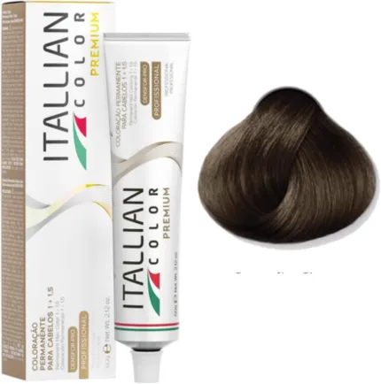 Coloração Permanente Itallian Color Premium 5.0 Castanho Claro