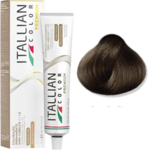 Coloração Permanente Itallian Color Premium 5.0 Castanho Claro