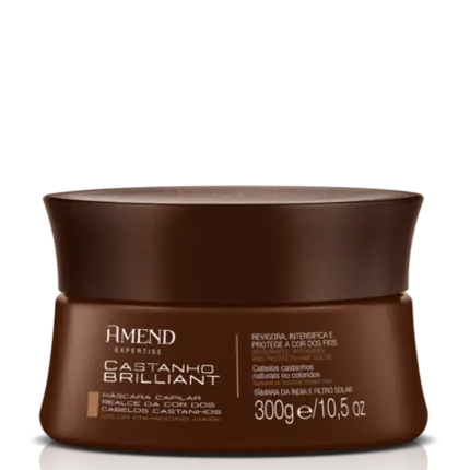 Máscara Capilar Realce da Cor Castanho Brilliant Amend Expertise 300g