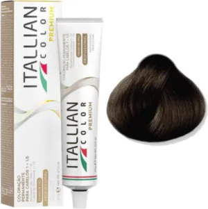 Coloração Permanente Itallian Color Premium 3.0 Castanho Escuro