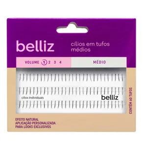 Cílios Individuais Vol1 Médio Belliz