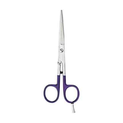 Tesoura Para Cabelo Fio Navalha 214 6" Silver Mundial