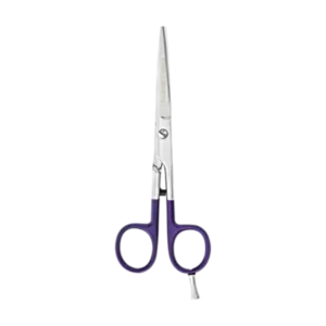 Tesoura Para Cabelo Fio Navalha 214 6" Silver Mundial