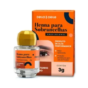 Henna Della & Delle Castanho Médio 3g
