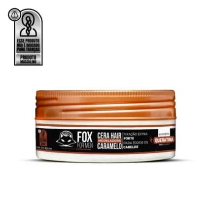 Cera Hair Modeladora Caramelo Fox For Men 130g