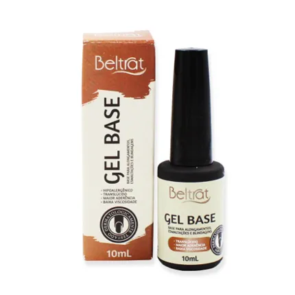 Gel capa base beltrat 10G com pincel para alongamento unhas