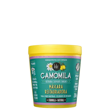 Máscara Restauradora Camomila Lola 230g