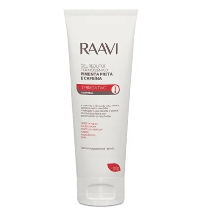 Raavi By Fler Gel Redutor Termoativo Pimenta Preta 200gr