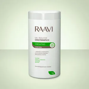 Gel redutor Corporal Crioterapico 1kg Raavi