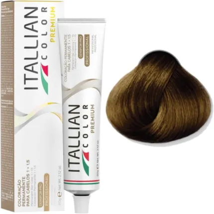 Coloração Permanente Itallian Color Premium 6.0 Loiro Escuro