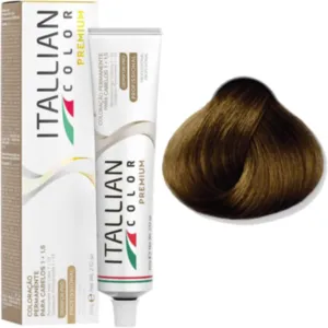 Coloração Permanente Itallian Color Premium 6.0 Loiro Escuro