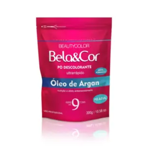Pó Descolorante Óleo de Argan Bela&Cor 300g