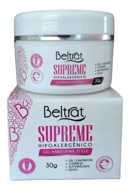 Gel Supreme Pink Style Hard 30g Beltrat Original